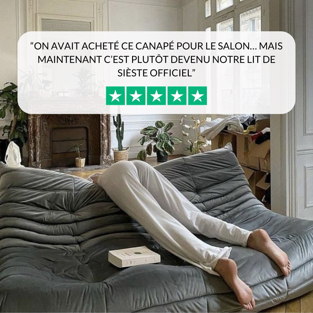 Koto - Canapé Togo Compressé Blanc