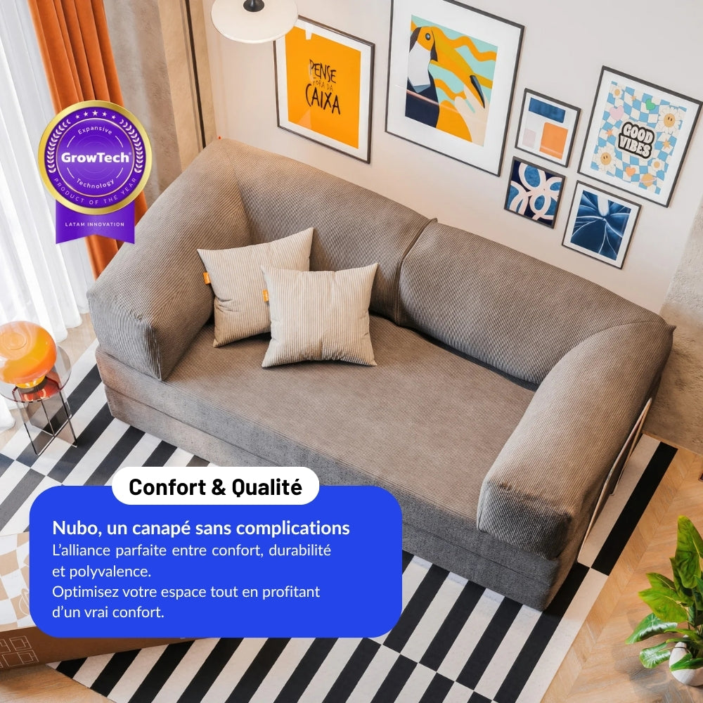 Nubo – Canapé Compressé Rose