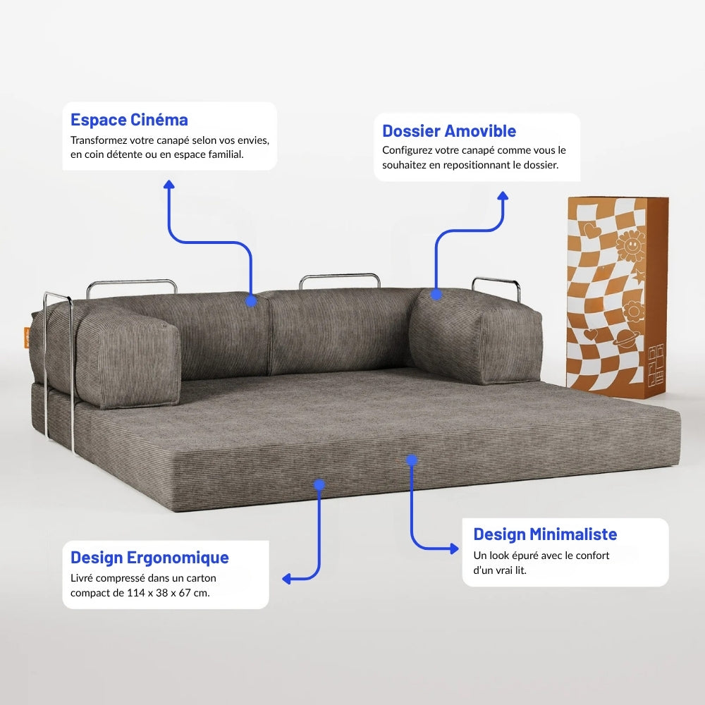 Nubo – Canapé Compressé Safran