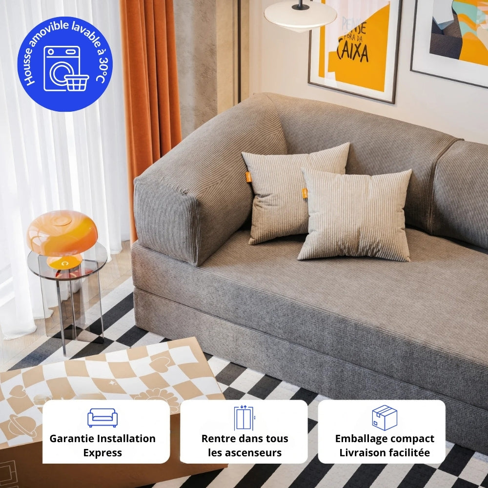 Nubo – Canapé Compressé Turquoise