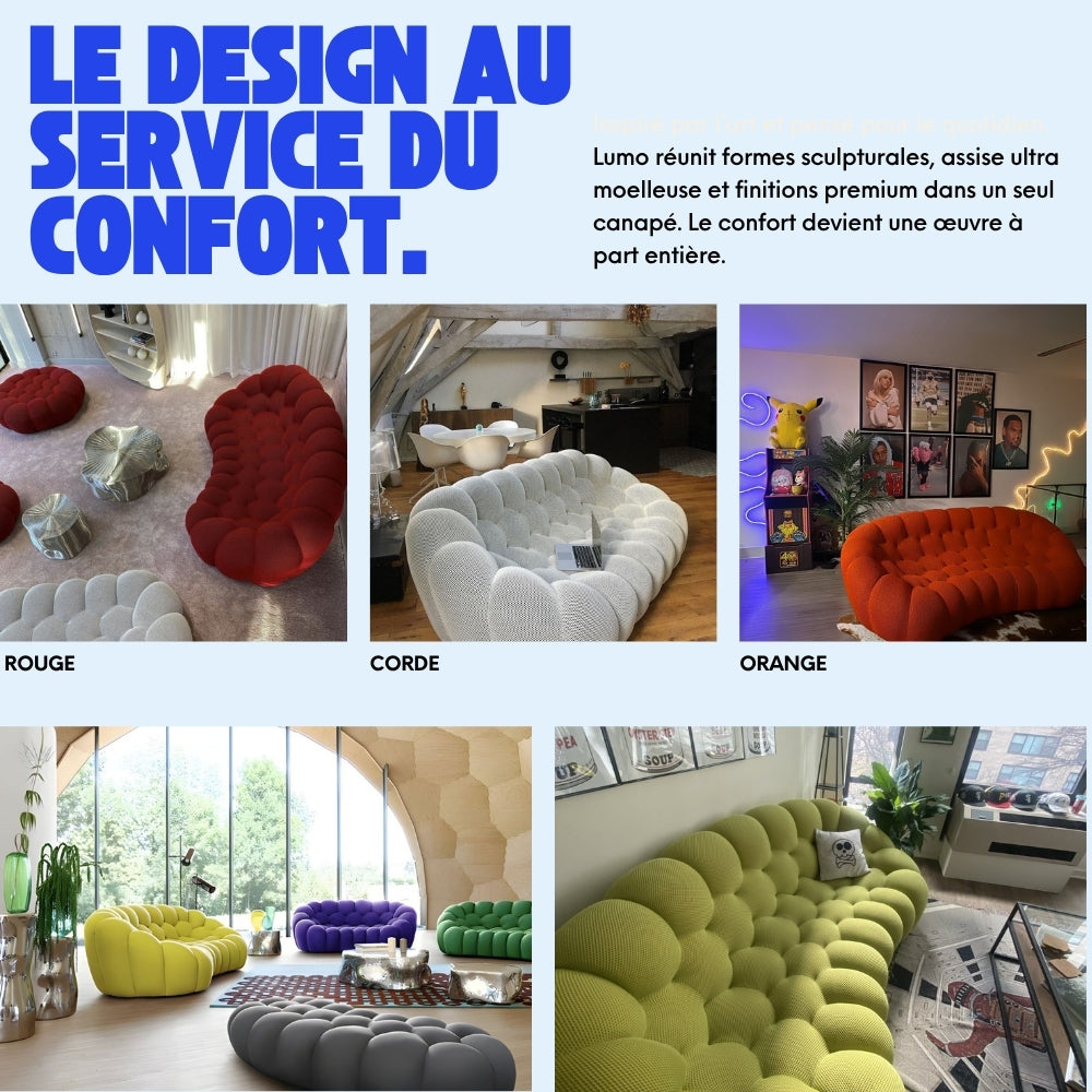 Lumo - Bubble Sofa Compressé Vert