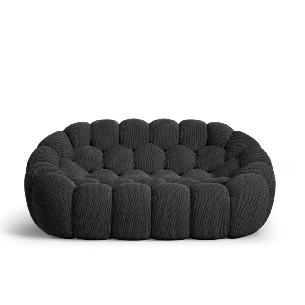 Lumo Classic - Bubble Sofa Compressé Noir 2 Places