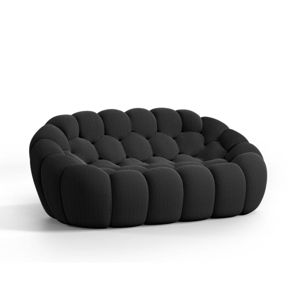 Lumo Classic - Bubble Sofa Compressé Noir 2 Places