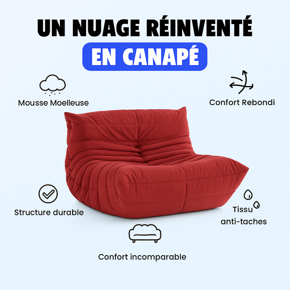 Koto Mini - Fauteuil Togo Compressé Blanc