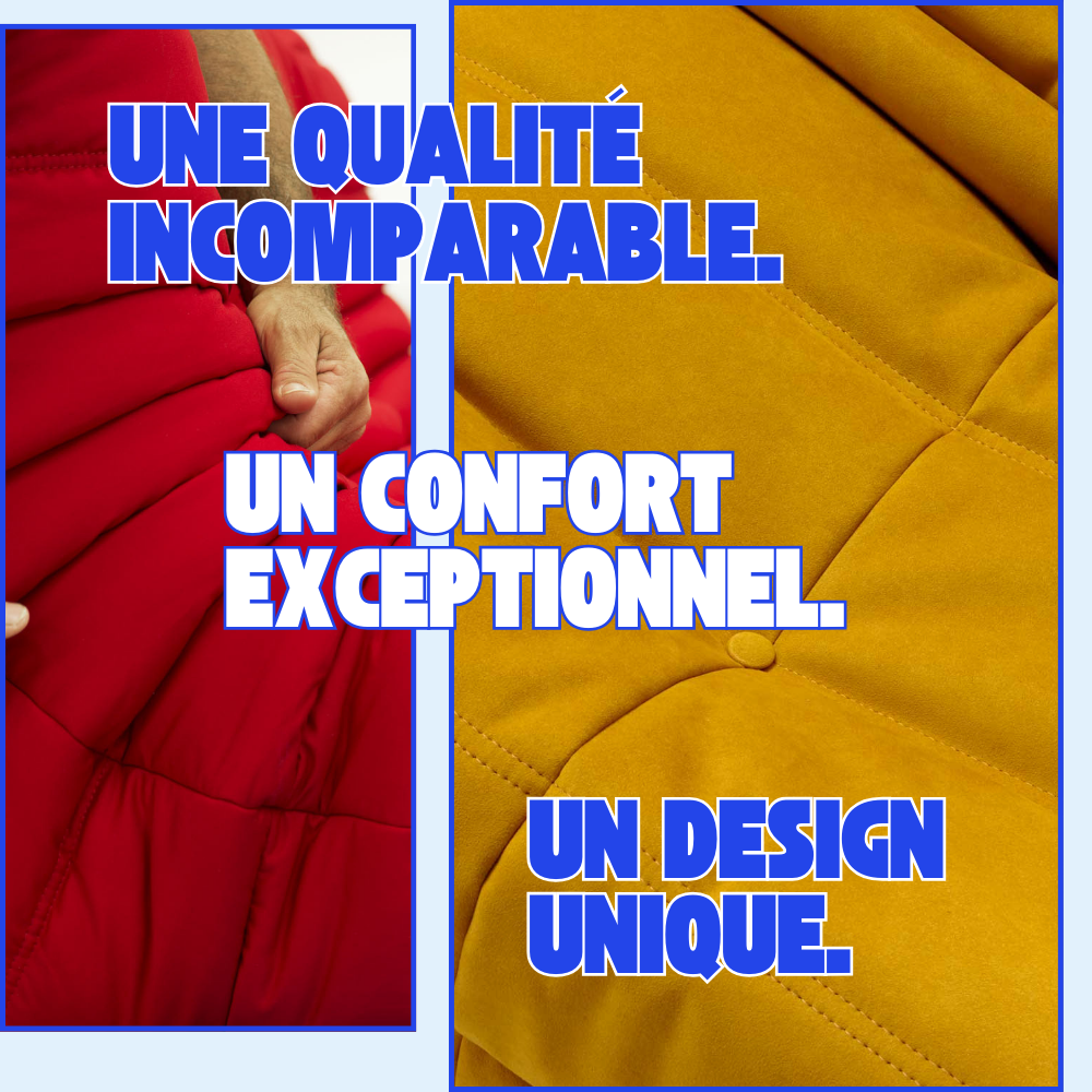 Koto Mini - Fauteuil Togo Compressé Bleu