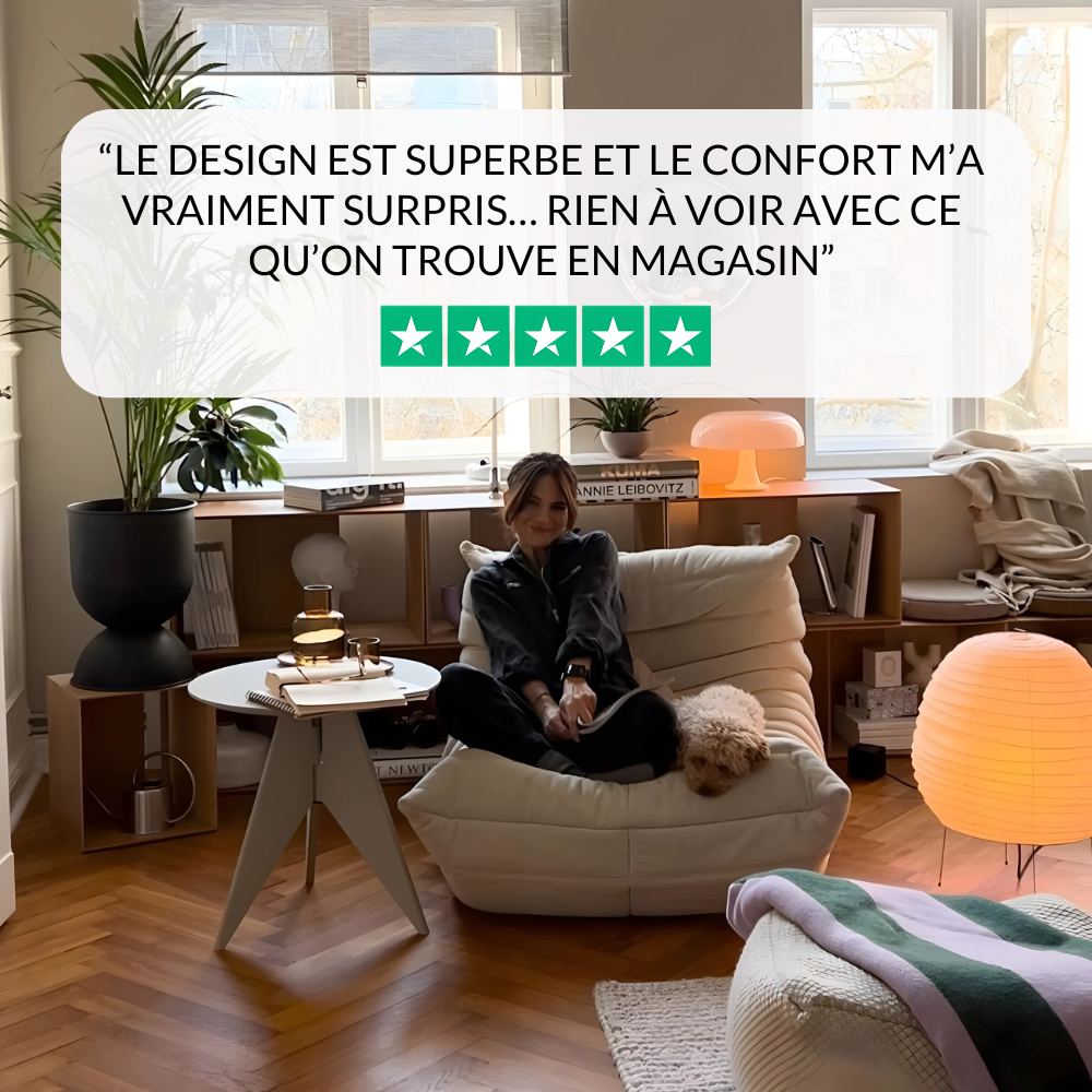 Koto Mini - Fauteuil Togo Compressé Blanc