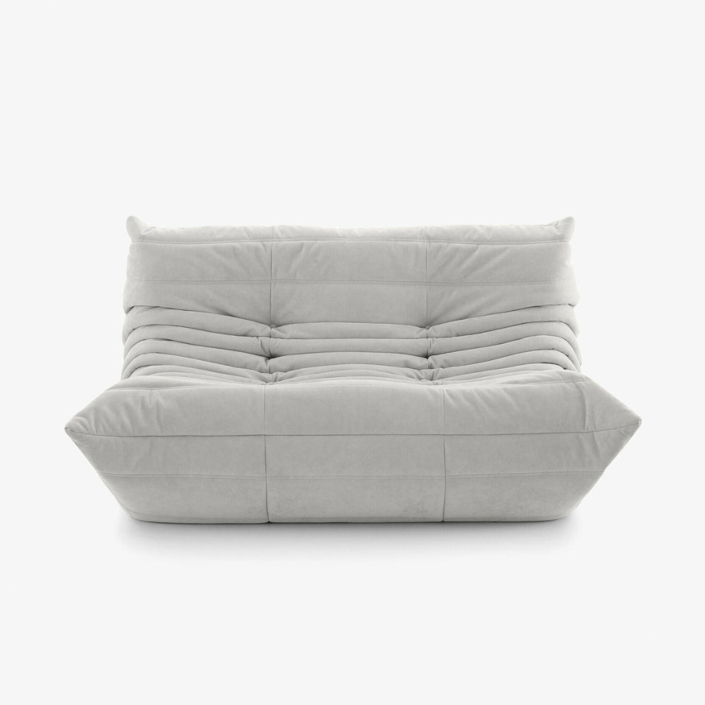 Koto Classic - Canapé Togo Compressé Blanc 2 Places