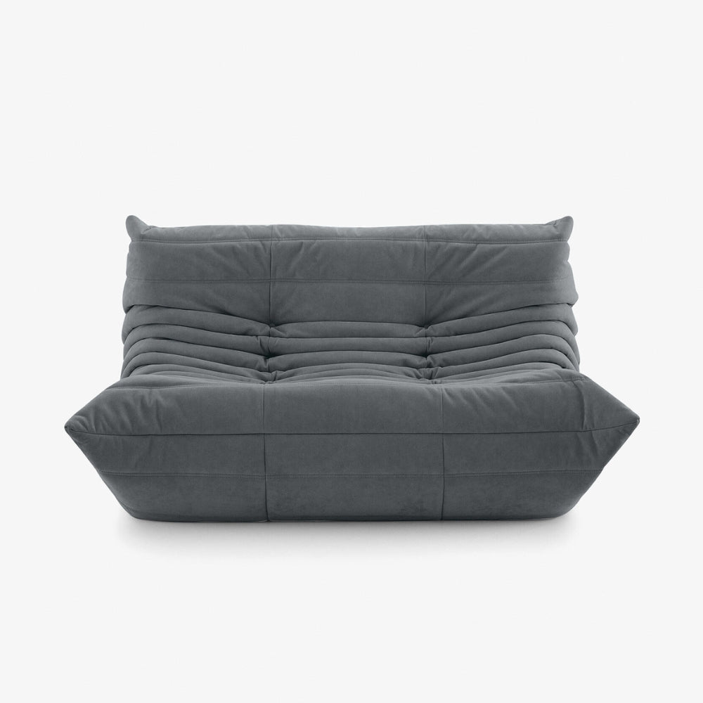 Koto Classic - Canapé Togo Compressé Gris 2 Places