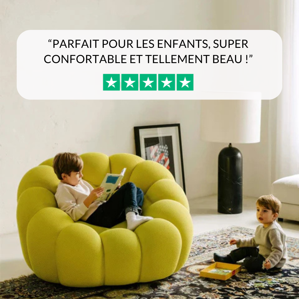 Lumo Mini - Fauteuil Bubble Compressé Marine